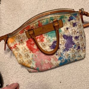Dooney and Bourke Paint Splash Purse